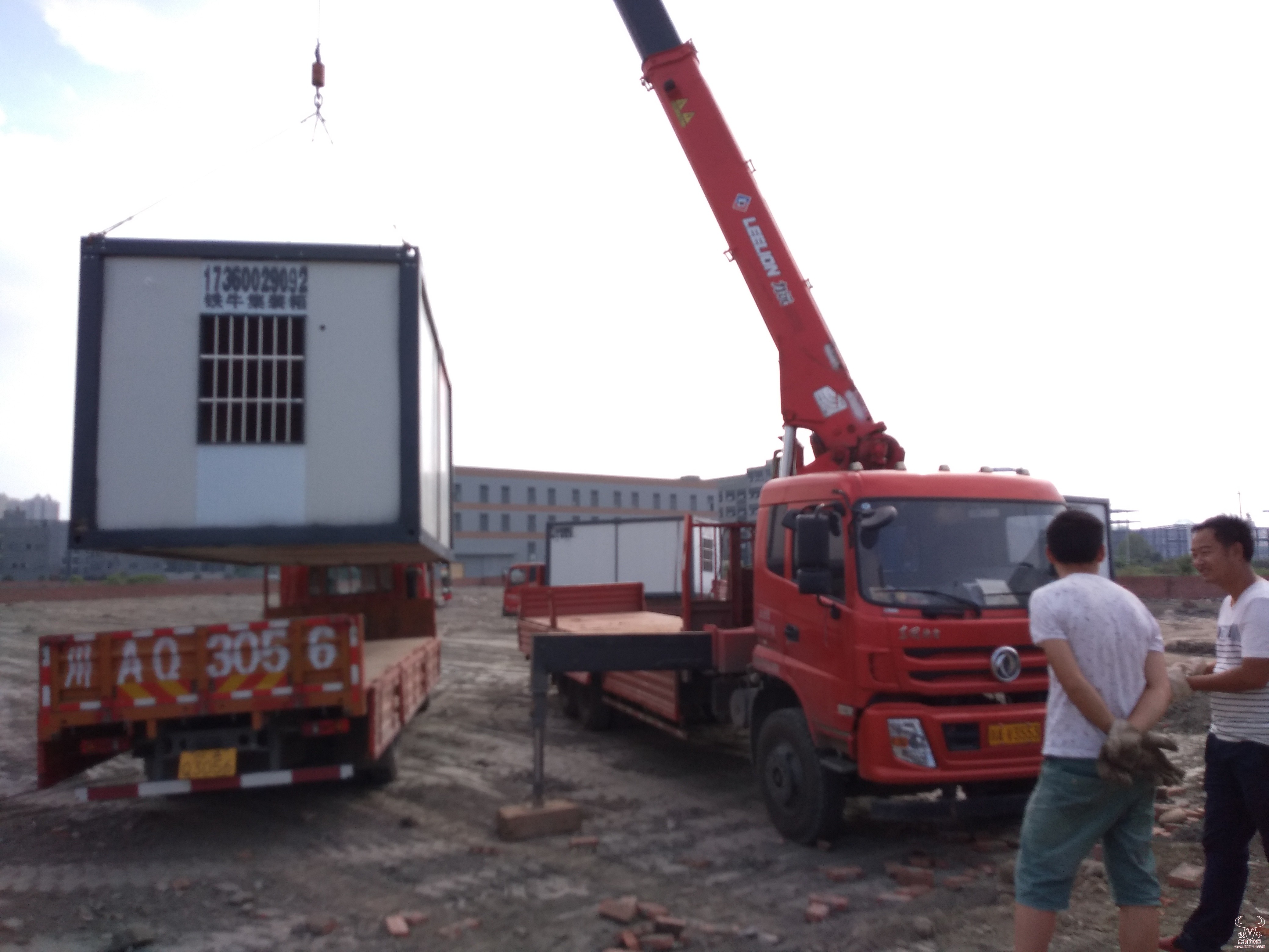 郫县某钢构工地